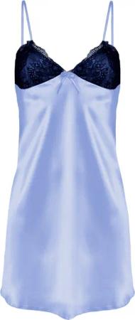 DKaren Nachthemd Negligée romantischer Style Satin-Optik