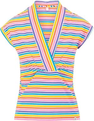 Blutsgeschwister Kurzarmshirt Virgin Venus coral rainbow