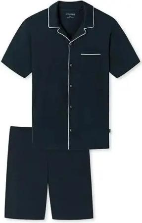 Schiesser Nachthemd Pyjama kurz