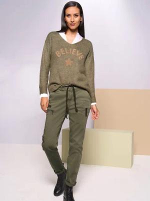 heine Jerseyhose Cargohose Innenbeinlänge ca. 74