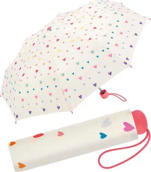 Esprit Taschenregenschirm kleiner, leichter Taschenschirm für