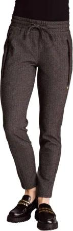 Zhrill Stoffhose ZHCHIARA Hose Herringtbone Tannin