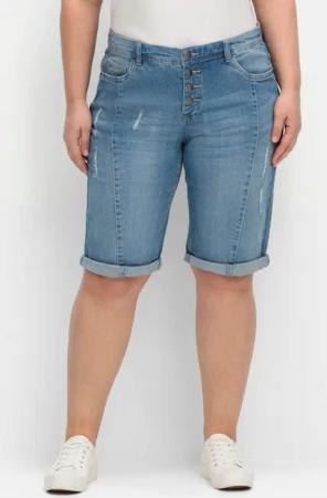Sheego Shorts Jeansbermudas