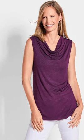 GOLDNER Shirttop Wasserfalltop