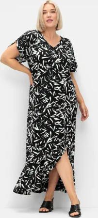 Sheego Jerseykleid Maxikleid