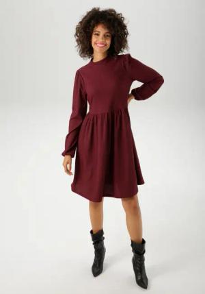Aniston CASUAL Jerseykleid, aus strukturierter, elastischer Crepé-Qualität - NEUE KOLLEKTION