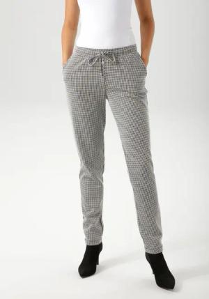 Aniston CASUAL Schlupfhose, mit trendigem Hahnentritt-Muster - NEUE KOLLEKTION