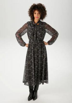 Aniston CASUAL Blusenkleid, mit farbenfrohen Blümchen bedruckt - NEUE KOLLEKTION