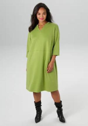 Aniston PLUS Jerseykleid, mit praktische Eingrifftaschen - NEUE KOLLEKTION