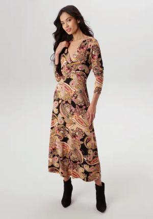 Aniston SELECTED Midikleid, mit V-Ausschnitt und Wickel-Optik - NEUE KOLLEKTION