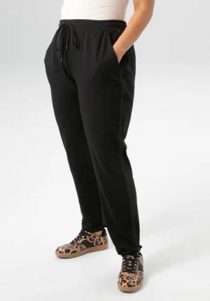 Aniston PLUS Sweathose, mit tonigen Glitzerstreifen - NEUE KOLLEKTION