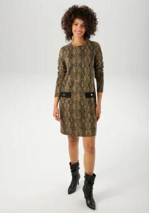 Aniston CASUAL Jerseykleid, im extravagantem Schlangen-Muster - NEUE KOLLEKTION