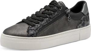 Tamaris Plateausneaker, Freizeitschuh, Halbschuh, Schnürer mit Besätzen und Glitzerdetails