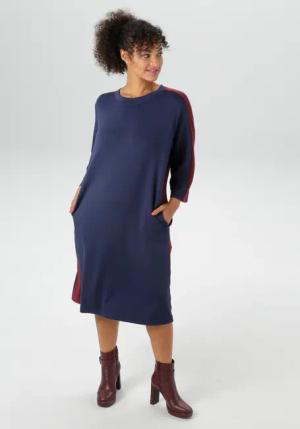 Aniston PLUS Sweatkleid, aus super weichen, elastischen Jersey-Qualität - NEUE KOLLEKTION