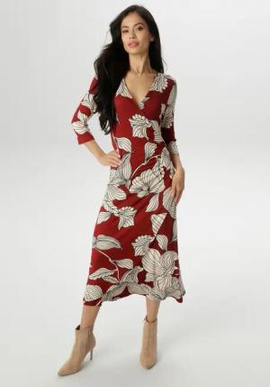 Aniston SELECTED Jerseykleid, mit V-Ausschnitt in Wickel-Optik - NEUE KOLLEKTION