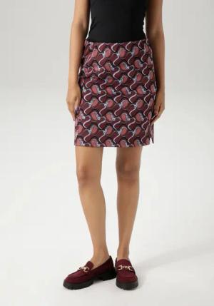 Aniston CASUAL Minirock, mit trendfarbigen, grafischem Retro-Muster - NEUE KOLLEKTION