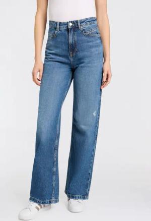 BOSS ORANGE Weite Jeans "Marlene High Rise Premium Damenmode", mit hohem Bund, High Waist