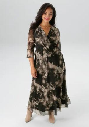 Aniston PLUS Midikleid, In Mesh Qualität - NEUE KOLLEKTION