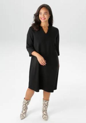 Aniston PLUS Jerseykleid, mit praktische Eingrifftaschen - NEUE KOLLEKTION