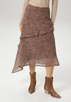 Aniston CASUAL Midirock, in asymmetrischer Al-Linien-Form - NEUE KOLLEKTION