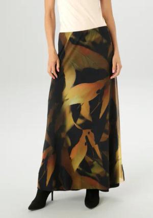 Aniston SELECTED Maxirock, mit farbharmonischen Batikdruckdessin - NEUE KOLLEKTION