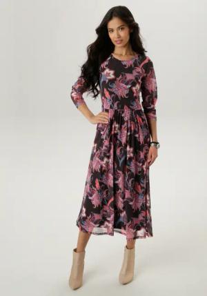 Aniston SELECTED Midikleid, mit floralem Muster - NEUE KOLLEKTION