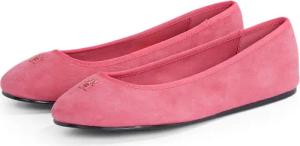Tommy Hilfiger Ballerina "TH HARDWARE SUEDE BALLERINA", Flats, Businessschuh, Bequemschuh, Schlupfschuh mit TH-Logo