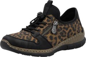 Rieker Slip-On Sneaker, Schlupfschuh, Leo-Sneaker, Freizeitschuh mit MemoSoft-Innensohle