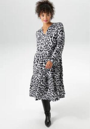 Aniston PLUS Druckkleid, in schönem Animal-Print - NEUE KOLLEKTION