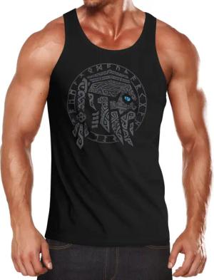 Neverless Tanktop Herren Tank-Top Odin Ragnar