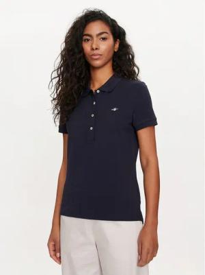 Gant Poloshirt Shield 4200870 Dunkelblau Slim Fit