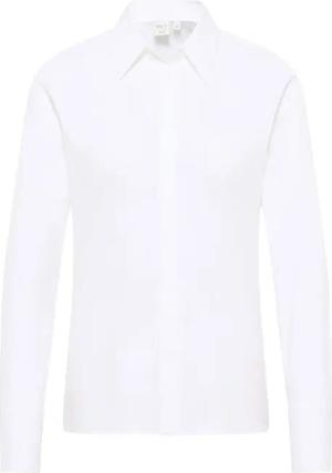 Signature Shirt Bluse in weiß unifarben