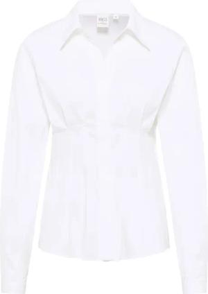 REGULAR FIT Signature Shirt Bluse in weiß unifarben