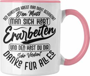 Trendation Tasse Ruhestand Tasse Geschenk Rente