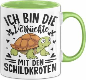 Trendation Tasse Schildlkröten Tasse Geschenk Ich