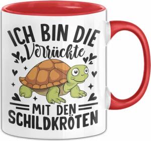 Trendation Tasse Schildlkröten Tasse Geschenk Ich