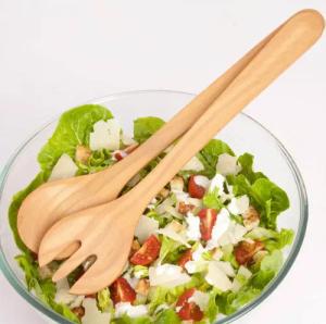 mitienda Salatbesteck Salatbesteck aus Holz Anna