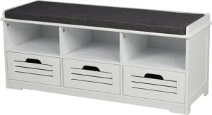 HTI-Line Schuhschrank Schuhbank mit 3 Schubladen