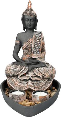 Figuren Shop GmbH Teelichthalter Buddha Figur
