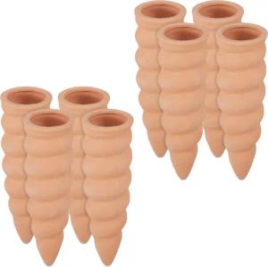 relaxdays Tropfer 8 x Tonkegel Bewässerung