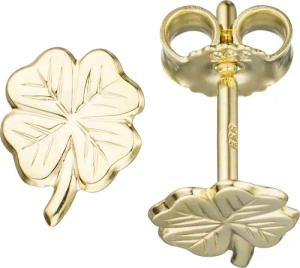 JOBO Paar Ohrstecker Kleeblatt, 333 Gold