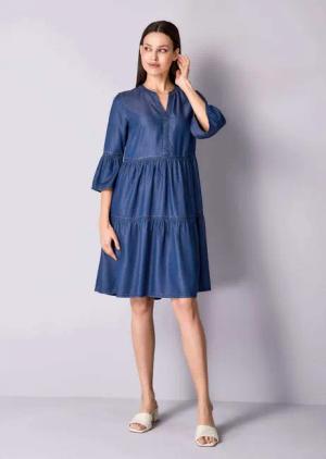 Alba Moda Midikleid Kleid mit Stufen