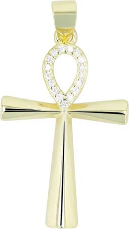 AKZENT Kettenanhänger Ankh 925/- Echt Silber