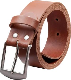 COLOGNEBELT Ledergürtel OM49-SL-Hellbraun MADE IN GERMANY,