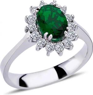 EinStein Diamant Diamantring Diamant Oval Smaragd