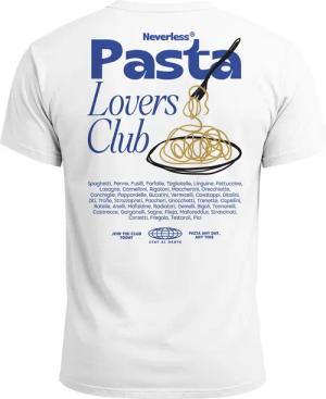 Neverless Print-Shirt Herren T-Shirt Backprint Pasta