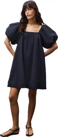 Next Smokkleid Gesmoktes Seersucker-Kleid mit Struktur