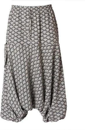 PANASIAM Pumphose Aladinhose Geometrix Haremshose aus