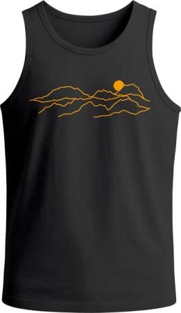 Neverless Tanktop Herren Tank-Top mitt Print