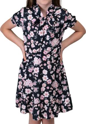 KMISSO Sommerkleid Mädchen Kleid kurze Ärmel